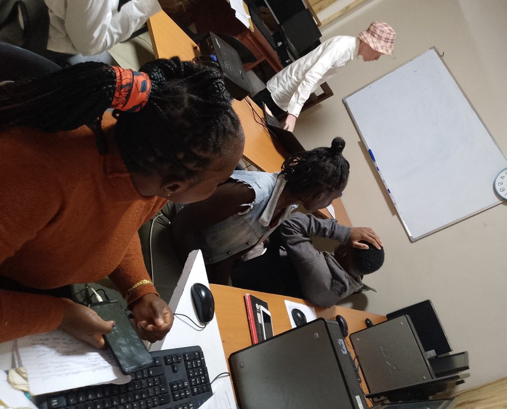 session in progress at eywed digitla literacy